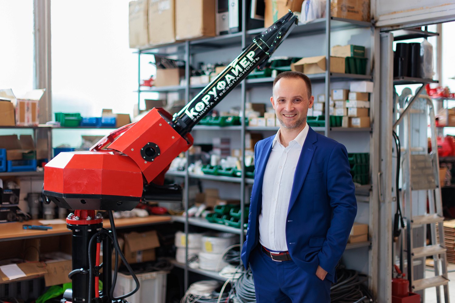 Визит Департамента предпринимательства и инновационного развития города Москвы на производственную площадку «Коруфайер» 